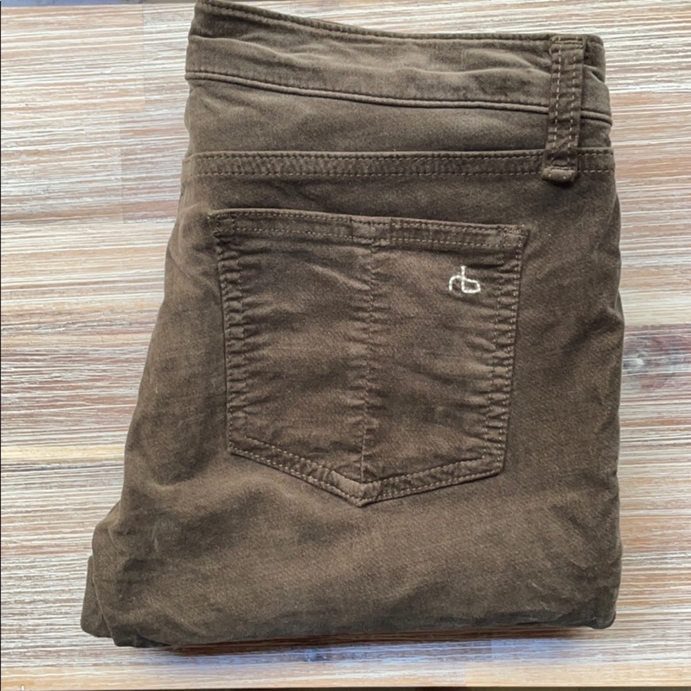 Rag and bone deep green skinny pants